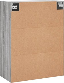 VidaXL Ντουλάπι Τοίχου Γκρι Sonoma 69,5 x 34 x 90 εκ.