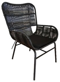 Πολυθρόνα Nera 22-0040 65x70x94cm Black