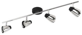 Φωτιστικό Σποτ Led  96718 Black Moncalvio Eglo Metal