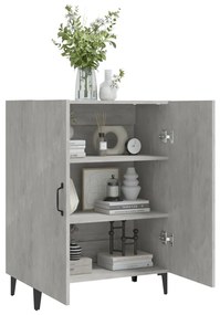 vidaXL Ντουλάπι Γκρι Σκυροδέματος 70 x 34 x 90εκ. Επεξεργασμένο Ξύλο