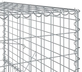 vidaXL Συρματοκιβώτιο με Κάλυμμα 1100x100x150 εκ. Γαλβανισμένο Χάλυβα