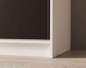 Ντουλάπα Belfast 120 συρόμενη-Leuko-Mauro