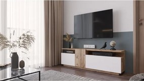 Stewehome Τηλεοπτική μονάδα με ντουλάπι και ράφι από πεύκο 150x29x44 cm