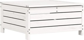 vidaXL Σαλόνι Κήπου Σετ 7 Τεμαχίων Λευκό από Μασίφ Ξύλο Πεύκου