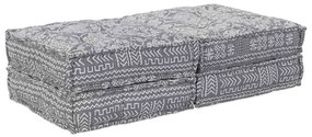 vidaXL Μαξιλάρι 2 pcs Ανοιχτό γκρι 70 x 70 x 36 εκ Πολυεστέρας