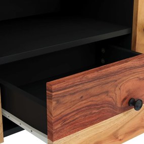 vidaXL Έπιπλο Τηλεόρασης 105x33,5x46 εκ Μασίφ Ξύλο Ακακίας &amp; Επ. Ξύλο