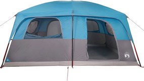 vidaXL Σκηνή Οικογενειακή 8 Ατόμων Αδιάβροχη Μπλε