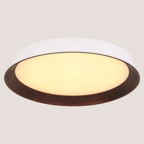 ΠΛΑΦΟΝΙΕΡΑ LED 60W Φ700X90 3000Κ ΛΕΥΚΗ/ΜΠΡΟΝΖΕ MOONLIGHT ARTE ILLUMINA Eurolamp 144-51007