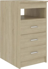 vidaXL Γραφείο Χρώμα Sonoma Δρυς 140 x 50 x 76 εκ. από Επεξ. Ξύλο