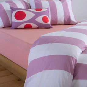 Σεντόνια Μονά (Σετ) Nef-Nef Homeware Casual Vertia Mauve
