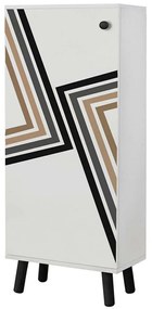 Παπουτσοθήκη Vegas 869VEL8639 50x38x135cm Multi Μοριοσανίδα,Ξύλο