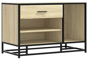 vidaXL Πάγκος παπουτσιών  Sonoma Oak 80x40x53,5 cm