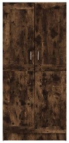 vidaXL Ντουλάπα Καπνιστή Δρυς 82,5x51,5x180 εκ. από Επεξεργασμένο Ξύλο