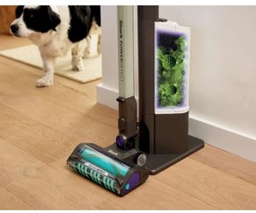 Όρθια ηλεκτρική σκούπα Shark IP3251EUT, 380W, 0.7 l, PowerDetect, Βραχίονας με δυνατότητα απόσπασης, Αυτονομία 70 λεπτά, Γκρι/Μωβ