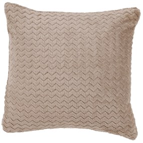 Διακοσμητικό Μαξιλάρι Fleece 40x40εκ. Throws 1367 Taupe Das Home