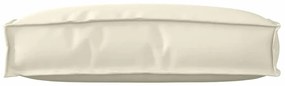 vidaXL Μαξιλάρι παλέτας για πλάτη Κρεμ 60 x 40 x 12 cm Ύφασμα Oxford