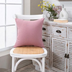 Μαξιλαροθήκη Διακοσμητική Ostia 06 Pink Teoran 43X43 Cotton-Polyester