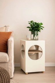 Βοηθητικό Τραπέζι Home ESPRIT Λευκό 40 x 40 x 60 cm