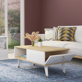 Coffee Table Delux - Sapphire, White Sapphire
White