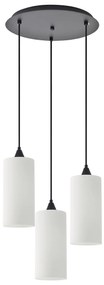 Φωτιστικό Οροφής SE21-BL-4-3BL-GL3 ADEPT TUBE Pendant White Glass+ - 51W - 100W - 77-9002