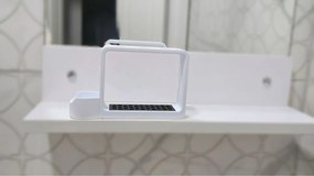 Stewehome Πλαστική βάση οδοντόβουρτσας και οδοντόκρεμας σετ 4 τεμαχίων Λευκό