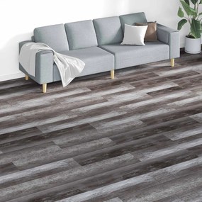 vidaXL Πλάκες Δαπέδου 18 pcs Καφέ 5,26 τ.μ. PVC