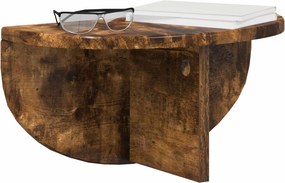 vidaXL Ράφι Τοίχου 2 τμχ. Καπνιστό Δρύς 38 x 19 x 19 εκ