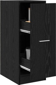 vidaXL Φαρμακοποιϊκή Ντουλάπα Μαύρη δρυς 30 x 41 x 77.5 εκ
