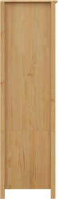 vidaXL Ντουλάπι με ράφι HILL Μέλι Καφέ 84 x 50 x 170 εκ Στερεό πεύκο