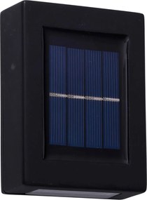Ηλιακά φωτιστικά LED - 2τμχ - Μαύρο