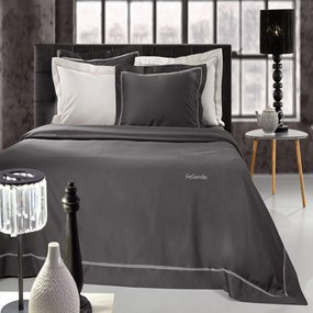 Παπλωματοθήκη Blend (Σετ 3τμχ) Anthracite Guy Laroche King Size 260x260cm 100% Βαμβακοσατέν