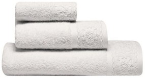 Πετσέτες Paulina (Σετ 3τμχ) White Kentia Towels Set 70x140cm 100% Cotton