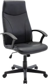 BF1250 Πολυθρόνα Γραφείου Διευθυντή, Pu Μαύρο   1τμχ
