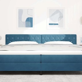 vidaXL Κεφαλάρι Σκούρο Μπλε 200 cm Βελούδο