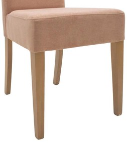 Καρέκλα Ditta ύφασμα σάπιο μήλο - πόδι sonoma 44x56x96 εκ. 2αδα 44x56x96 εκ.