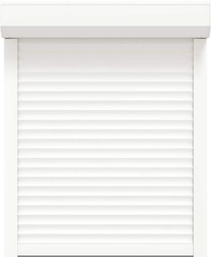 vidaXL Ρολό εισόδου Λευκός 80 x 100 cm Αλουμίνιο και Πολυουρεθάνη