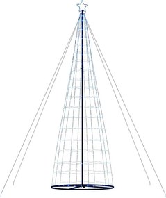 vidaXL Χριστουγεννιάτικο δέντρο LED 1534 LED μπλε 500 εκ.