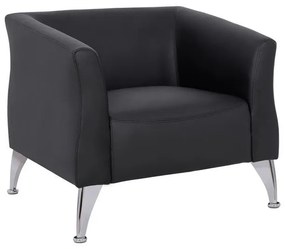 Πολυθρόνα KIANA C3122.11 με PU Μαύρο 80x75x71 εκ. 80x75x71 εκ.