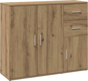 vidaXL Μπουφές από Τεχνητό Δρυς 91x29,5x75 εκ. από Τεχνητό Ξύλο