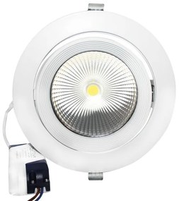 Χωνευτό Φωτιστικό Οροφής LED 30W Λευκό Κινητό Lino 4000K LINO3040N Aca LINO3040N Λευκό