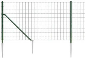 Συρματόπλεγμα Περίφραξης Πράσινο 1,1 x 10 μ. με Καρφωτές Βάσεις - Πράσινο