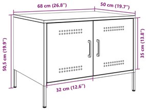 ΤΡΑΠΕΖΑΚΙ ΣΑΛΟΝΙΟΥ ΛΑΔΙ 68X50X50,5ΕΚ. ΑΠΟ ΧΑΛΥΒΑ ΨΥΧΡΗΣ ΈΛΑΣΗΣ 843034