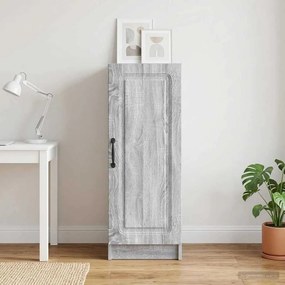vidaXL Πλαϊνό γραφείο Γκρι Sonoma 33 x 34,5 x 87 εκ.