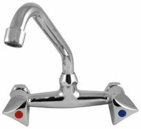 Minardi KH08-5B Μπαταρία Κουζίνας Τοίχου Ασημί