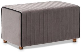 Σκαμπό Mabel 0213658 80x40x40cm Light Grey