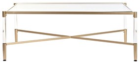 Τραπεζάκι Καφέ DKD Home Decor Μέταλλο Ακρυλικό Glamour (120 x 70 x 45 cm)
