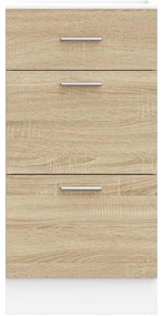 Κάτω ντουλάπι Sonoma Oak 40x46x81,5 cm Κατασκευασμένο ξύλο - Καφέ