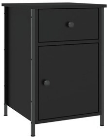 vidaXL Κομοδίνο Μαύρο 40 x 42 x 60 εκ. από Επεξεργασμένο Ξύλο