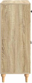 vidaXL Πλαϊνό γραφείο Sonoma Δρυς 66 x 34,5 x 90 εκ Επεξεργασμένο Ξύλο