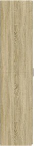 vidaXL Ντουλάπι Sonoma Δρυς 45x42,5x185 εκ. από Επεξεργασμένο Ξύλο
